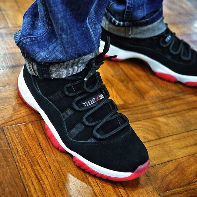 air jordan 11,aj11,air jordan AJ11牛巴革 牛巴革版本 Air Jordan 11 ＂Bred＂ 实物曝光