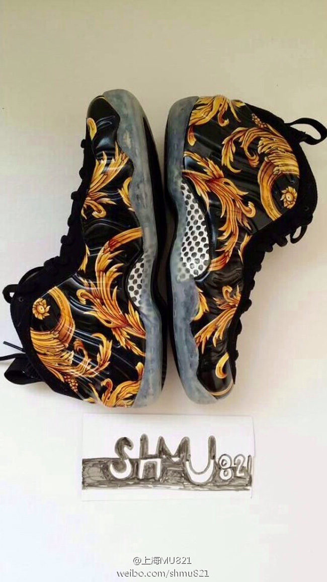 Supreme x Nike Air Foamposite One 更多实物曝光喷泡2014发售信息球鞋 