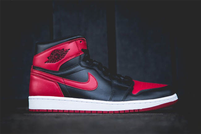 AJ1黑红,AJ1樱木,Air Jordan 1,AJ1 B AJ1黑红发售时间 Air Jordan 1 High OG “Bred”黑红配色发售信息