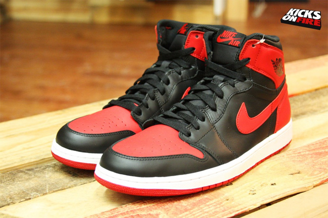 即将,发售,Air,即将,发售,Air, AJ1黑红 即将发售！黑红 Air Jordan 1 "Bred" 实物图赏