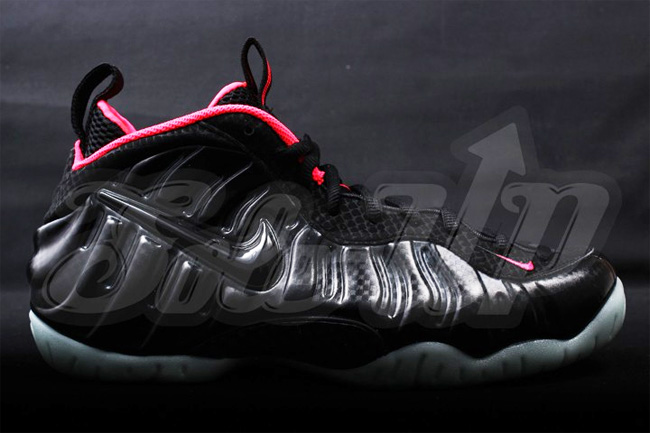 616750-001,黑粉碳板泡,Foamposite Pr 黑粉泡616750-001 新色曝光！Nike Air Foamposite Pro 黑粉配色实物图赏