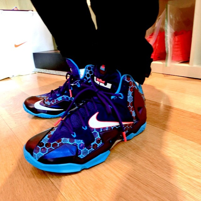 LeBron 11 NBA 2K14,LBJ11 2K14, 626374-500 LeBron 11 "Hornets" 黄蜂配色曝光