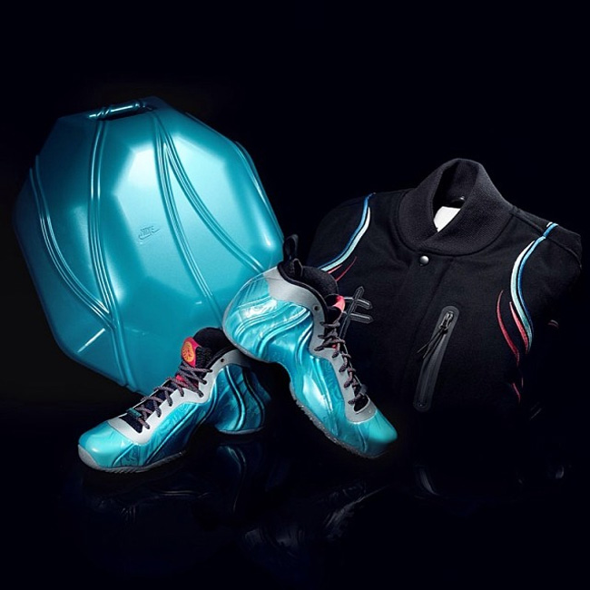 Nike Air Flightposite YOTH,毁灭者 马年套装 Nike Air Flightposite & 毁灭者夹克 YOTH 套装实物欣赏