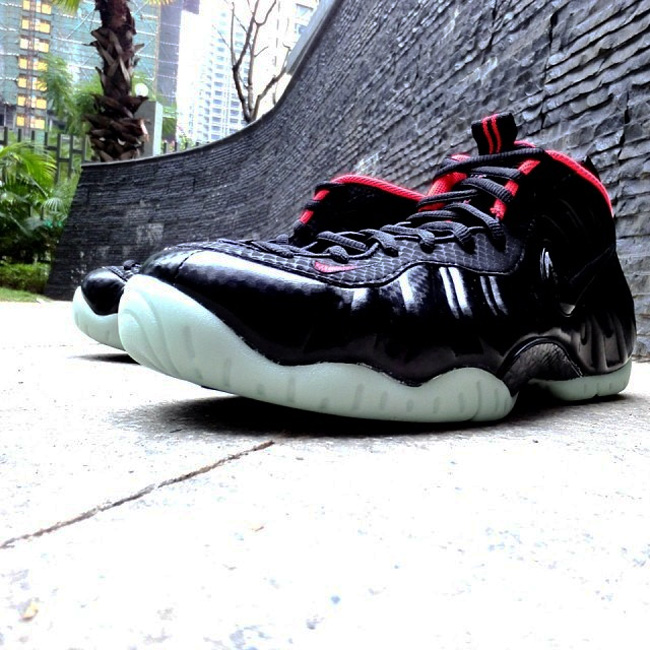 黑粉泡,616750-001,Foamposite 616750-001 黑粉泡 Nike Air Foamposite Pro ＂Solar Red＂更多细节图