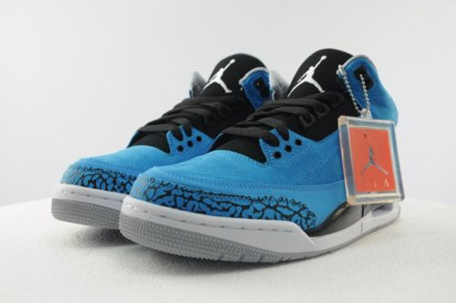 AJ3粉末蓝,136064-406,Air Jordan 3 AJ3粉末蓝136064-406 Air Jordan 3 ＂Powder Blue＂ 更多实物图赏