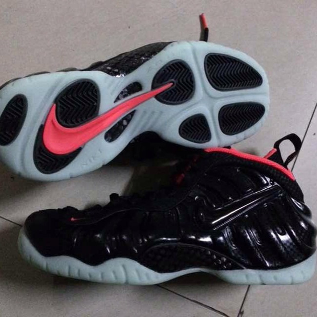 616750-001,黑粉泡,Foamposite Pro 616750-001 Nike Air Foamposite Pro Solar Red 黑粉泡更多实物图片