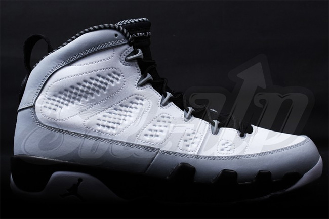 AJ9伯明翰男爵队,302370-106 AJ9伯明翰男爵队302370-106 Air Jordan 9 “Barons” 高清实物图赏