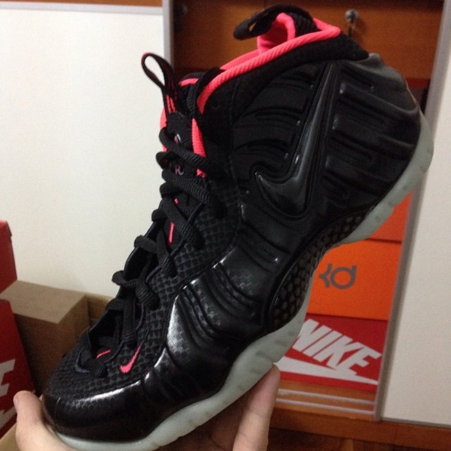 616750-001,黑粉泡,Foamposite Pro, 黑粉泡616750-001 黑粉泡 Nike Air Foamposite Pro ＂Solar Red＂ 更多图赏