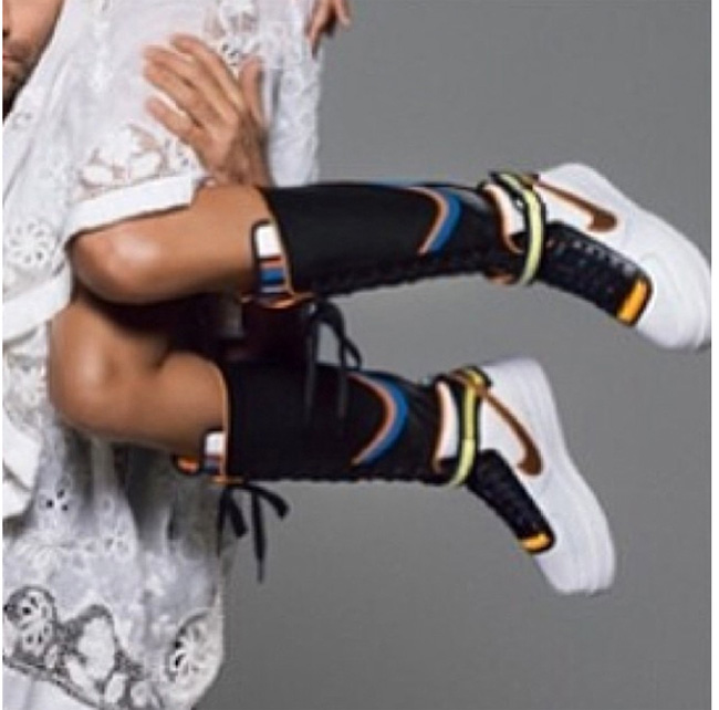 Nike,纪梵希,Givenchy Givenchy纪梵希联名 Riccardo Tisci x Nike Air Force 1 High RT 照片曝光