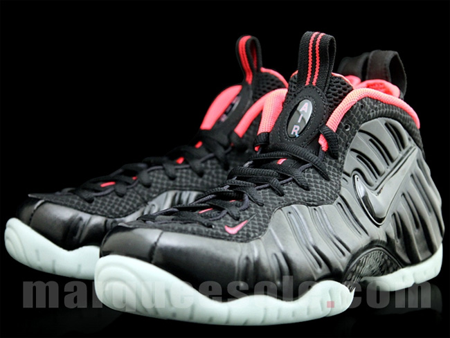 616750-001,黑粉泡,Foamposite Sola 616750-001 黑粉泡 Nike Air Foamposite Pro ＂Solar Red＂ 高清图赏