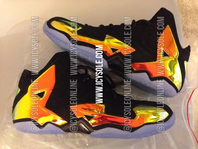 LBJ11皇冠配色,LeBron 11 LBJ11皇冠配色 LeBron 11 “Kings Crown” Sample 版实物曝光