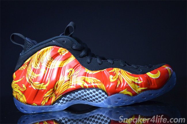 Supreme喷,Nike Air Foamposite O Supreme喷 652792-600 Nike Air Foamposite One ＂Red Supreme＂ 高清图赏