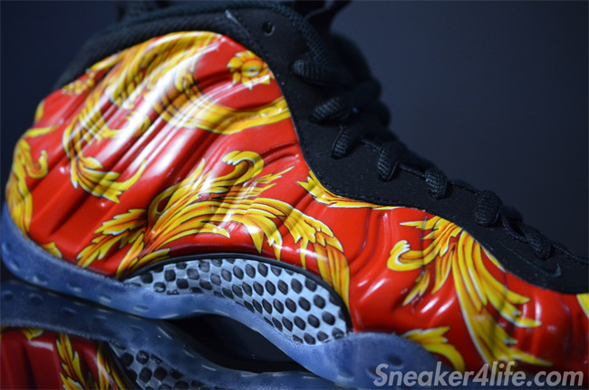 Supreme喷,Nike Air Foamposite O Supreme喷 652792-600 Nike Air Foamposite One ＂Red Supreme＂ 高清图赏