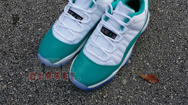 AJ11 LOW,Air Jordan 11 Low,AJ1 AJ11 LOW 580521-143 Air Jordan 11 Low GS ＂Aqua Safari＂实物图赏