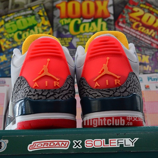 AJ3,Air Jordan 3,联名 AJ3售价发售日期 Solefly x Air Jordan 3 联名款谍照曝光