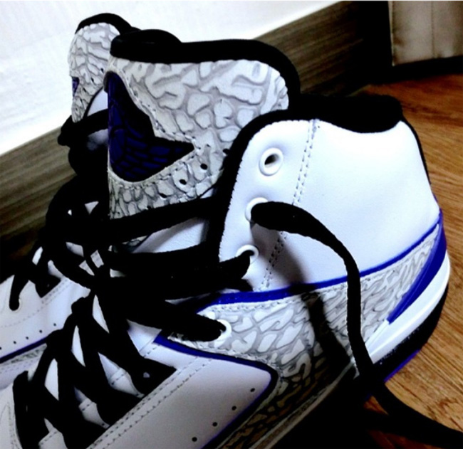 AJ2,Air Jordan 2,385475-153,爆裂 AJ2爆裂纹385475-153 Air Jordan 2 ＂Elephant Print＂ 上脚实拍