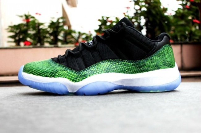 AJ11 Low,AJ11,Air Jordan 11 Lo AJ11 Low Air Jordan 11 Low “Green Snakeskin”实物图赏