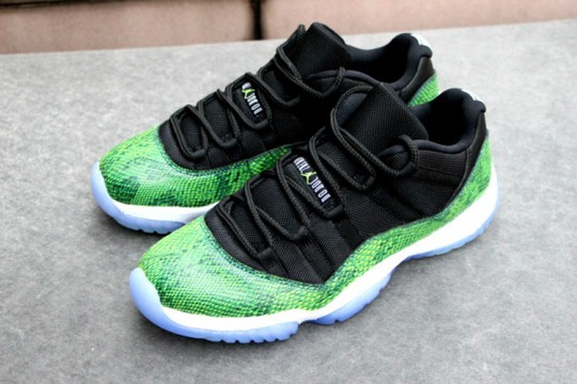 AJ11 Low,AJ11,Air Jordan 11 Lo AJ11 Low Air Jordan 11 Low “Green Snakeskin”实物图赏