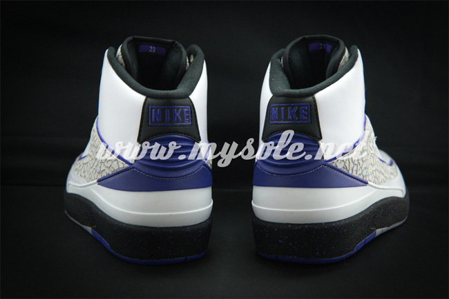 385475-153,AJ2,Air Jordan 2 AJ2 385475-153 Air Jordan 2 ＂Cement Purple＂ 爆裂纹更多图赏