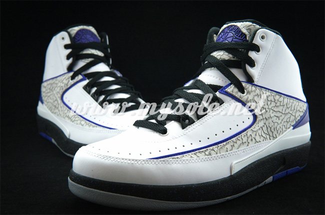 385475-153,AJ2,Air Jordan 2 AJ2 385475-153 Air Jordan 2 ＂Cement Purple＂ 爆裂纹更多图赏