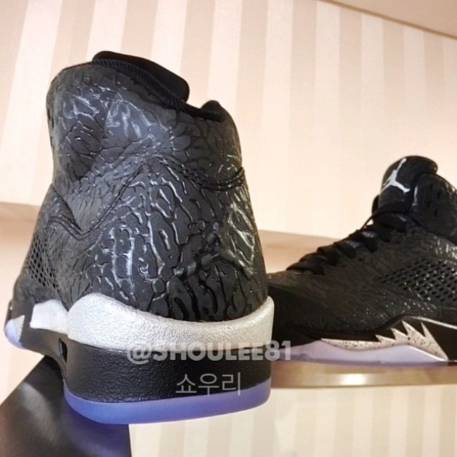 AJ5,Air Jordan 5,3Lab5,555088- AJ5 555088-023 Air Jordan 3Lab5 “Metallic Silver” 实物展示