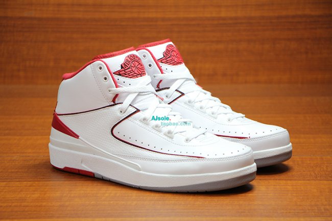 AJ2,Air Jordan 2,385475-102 AJ2 385475-102 Air Jordan 2 ＂Varsity Red＂ 白红配色发售信息