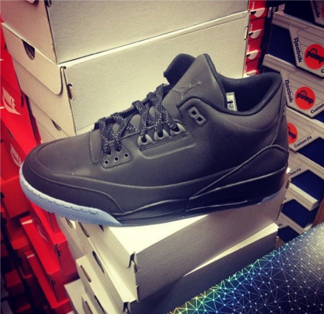 AJ3,Air Jordan 3,3Lab5,631603- AJ3全反光631603-010 Air Jordan 5Lab3 ＂Black＂ 发售信息