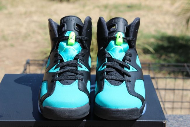 AJ6,Air Jordan 6,543390-043 AJ6 543390-043 Air Jordan 6 GS “Turbo Green” 实物图赏