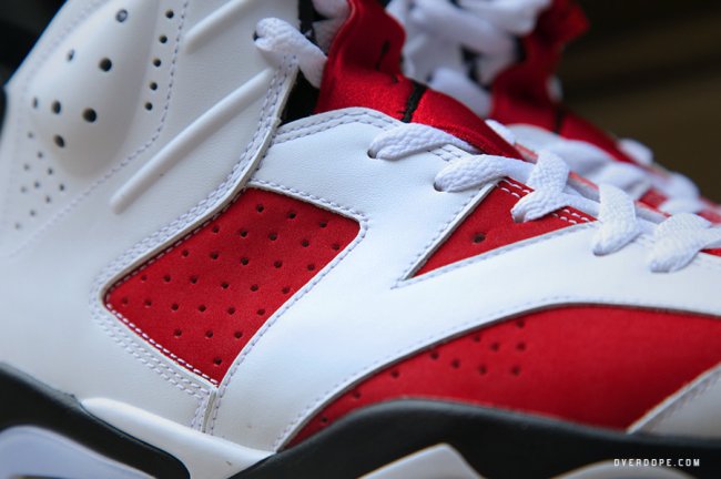 airjordan6carmine胭脂红高清图赏