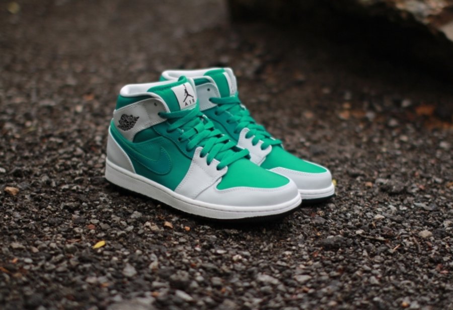 AJ1,Air Jordan 1,Air Jordan 1 AJ1 Air Jordan 1 Mid ＂Lush Teal＂ 水绿配色即将发售