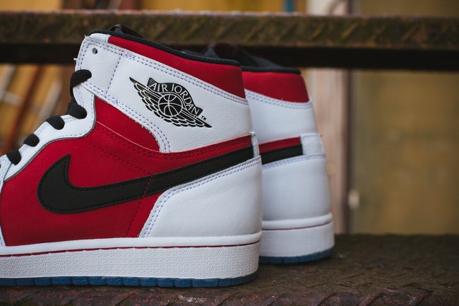 AJ1,Air Jordan 1,555088-123 AJ1胭脂红555088-123 Air Jordan 1 OG “Carmine” 实物图赏