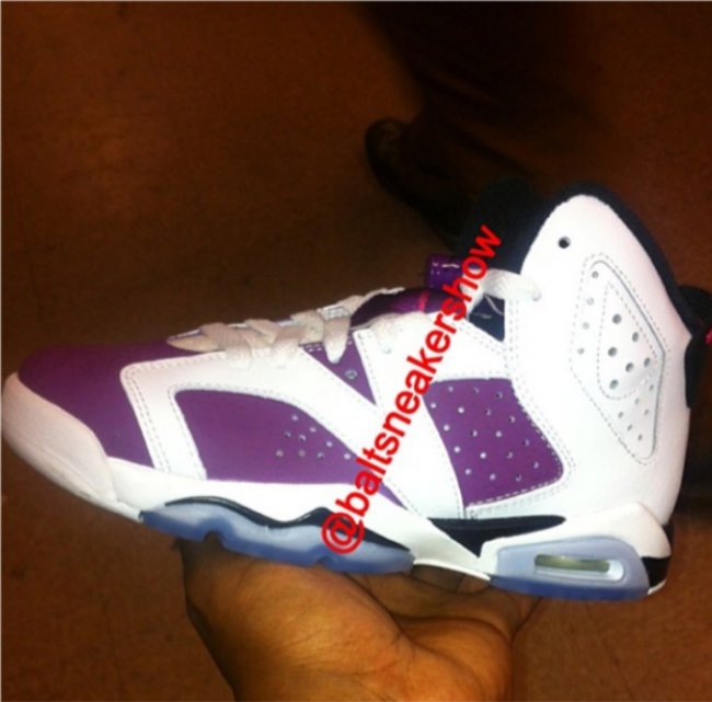 AJ6,Air Jordan 6,543389-127 AJ6女鞋女款543390-127 Air Jordan 6 GS “Bright Grape” 新配色曝光