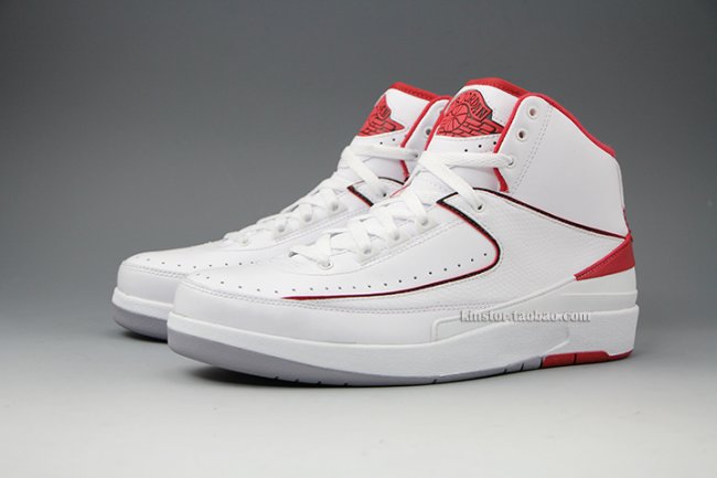 AJ2,Air Jordan 2,385475-102,AJ AJ2 385475-102 Air Jordan 2 ＂Varsity Red＂ 白红实物图赏