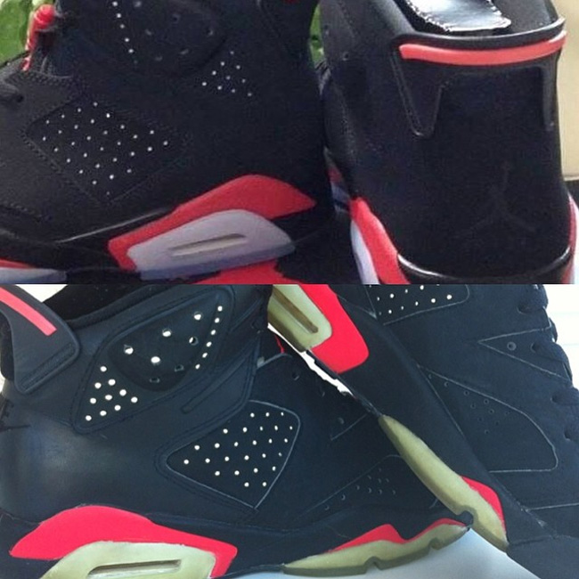 AJ6,Air Jordan 6 AJ6黑红 Air Jordan 6 ＂Black Infrared＂ 2014 款清晰图片曝光