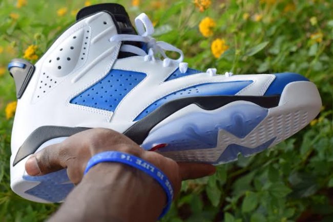 AJ6,球鞋定制,Air Jordan 6 AJ6球鞋定制 Air Jordan 6 “Bluemine” 定制款欣赏