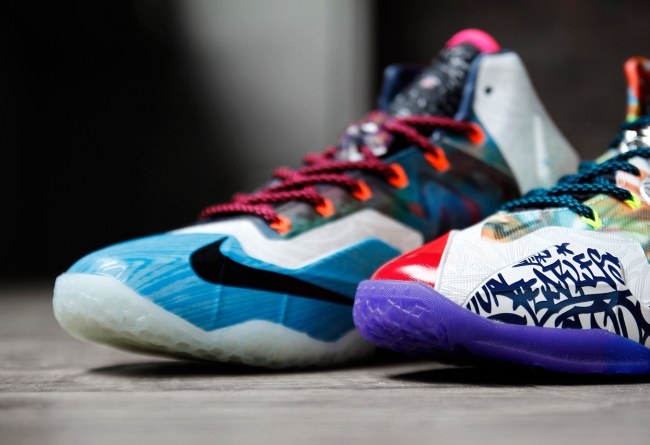 LBJ11,LeBron 11,What The LeBro LBJ11 650884-400 LeBron 11 “What the LeBron” 实物近赏
