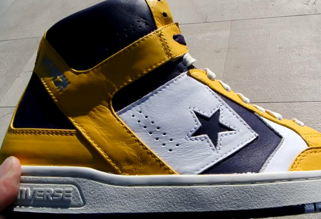 Converse,Converse Weapon 复刻 【视频】Converse CONS Weapon ＂Lakers＂ 湖人配色曝光