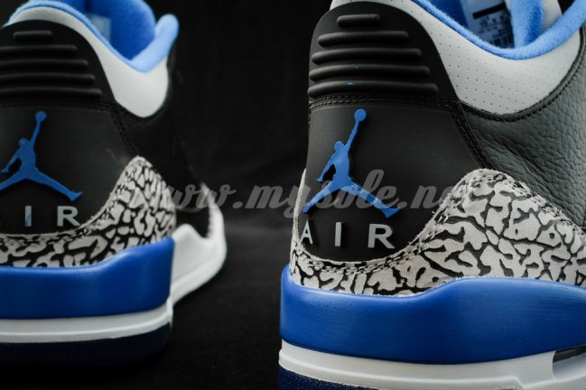 AJ3,Air Jordan 3,136064-007 AJ3运动蓝配色136064-007 Air Jordan 3 “Sport Blue” 高清图赏