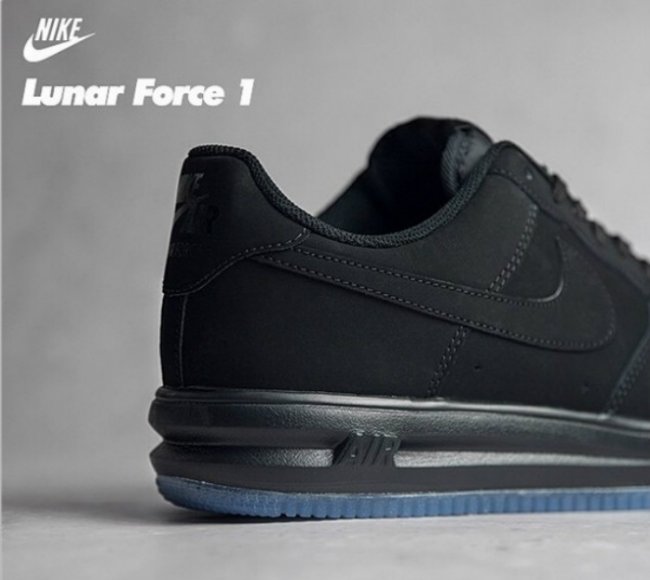 Nike Lunar Force 1  Nike Lunar Force 1 “Black on ICE” 即将发售