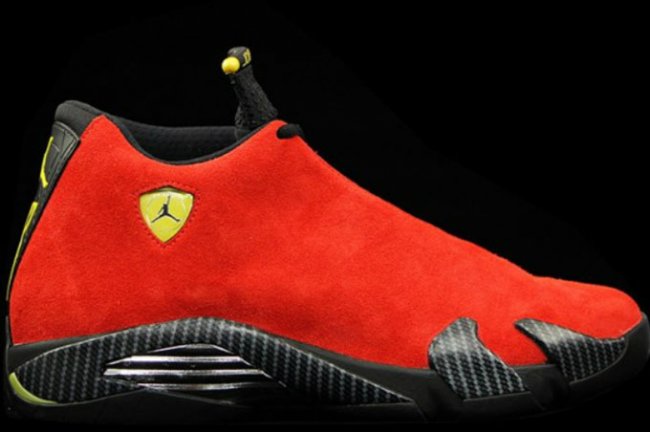 AJ14,Air Jordan 14,654459-670 AJ14 654459-670 Air Jordan 14 “Ferrari” 配色最新图赏