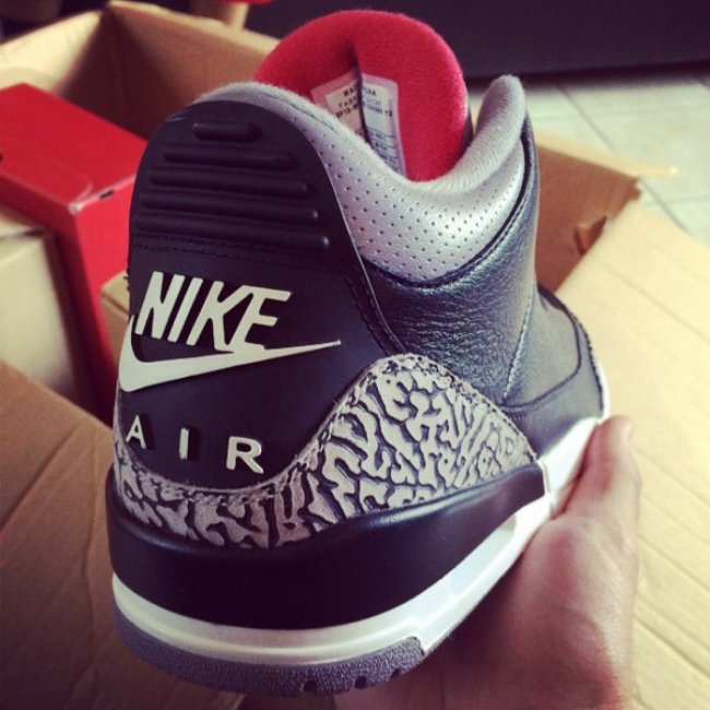 AJ3,Air Jordan 3,AJ3黑水泥 AJ3黑水泥 Air Jordan 3 '88 “Black Cement” 未发售样品曝光