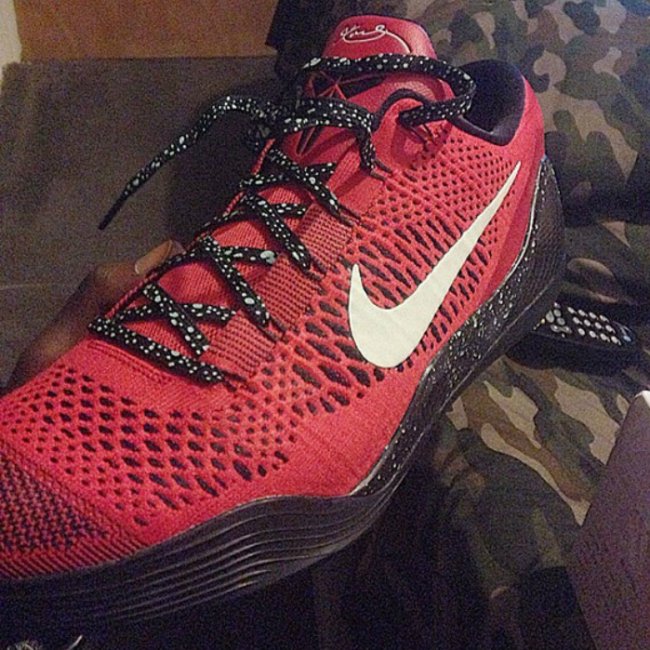 Kobe 9 Elite Low,Kobe 9  Nike Kobe 9 Elite Low “University Red” 实物曝光