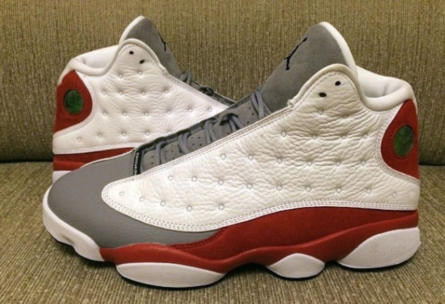 球鞋资讯,球鞋新闻,时尚杂 AJ13灰头 Air Jordan 13 “Grey Toe” 2014 实物新照