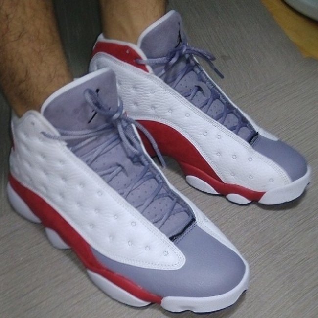 AJ13,Air Jordan 13 AJ13灰头 Air Jordan 13 “Grey Toe” 2014 上脚实拍