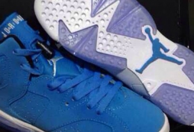 AJ6,Air Jordan 6 AJ6 Air Jordan 6 Retro GS “Pantone” 北卡蓝配色曝光