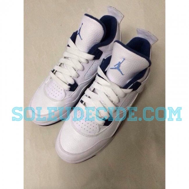 AJ4,Air Jordan 4 AJ 2015发售信息发布 Air Jordan 4 GS “Columbia” 2015 实物曝光