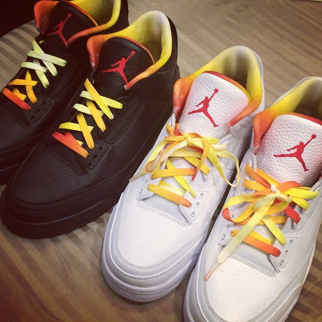 AJ3,Air Jordan 3 AJ3停产回归OVO Air Jordan 3 ＂Drake＂ PE 黑白双色曝光