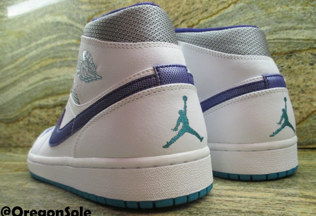 AJ1,Air Jordan 1 AJ1 544724-118 Air Jordan 1 “Charlotte Hornets/夏洛特黄蜂” PE 曝光