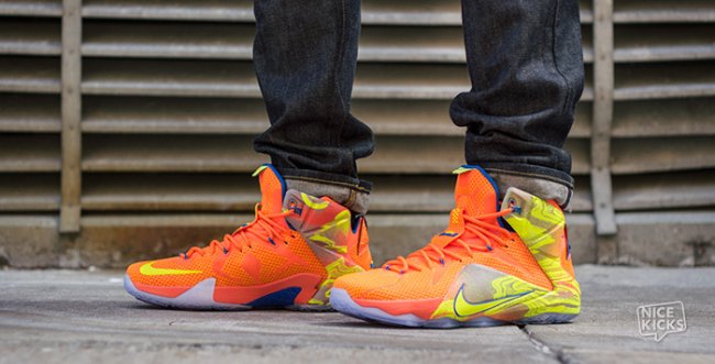 LBJ12,LeBron 12 LBJ12 LeBron 12 Meridian 上脚搭配效果一览