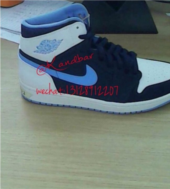 AJ1,Air Jordan 1 AJ1 2015发售 Air Jordan 1 ＂Carolina Blue＂ 2015 新款实物曝光